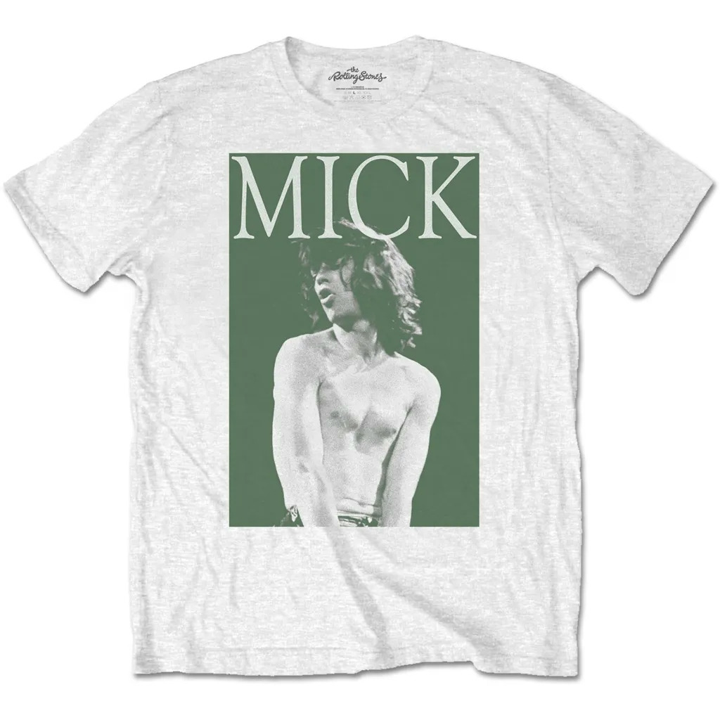 Album artwork for Unisex T-Shirt Mick Photo Version 2 by The Rolling Stones