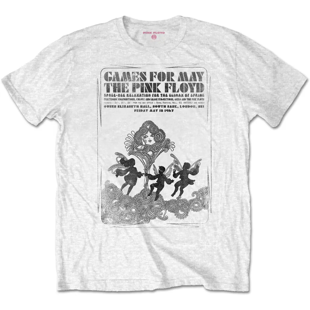 Album artwork for Unisex T-Shirt Games For May B&W by Pink Floyd