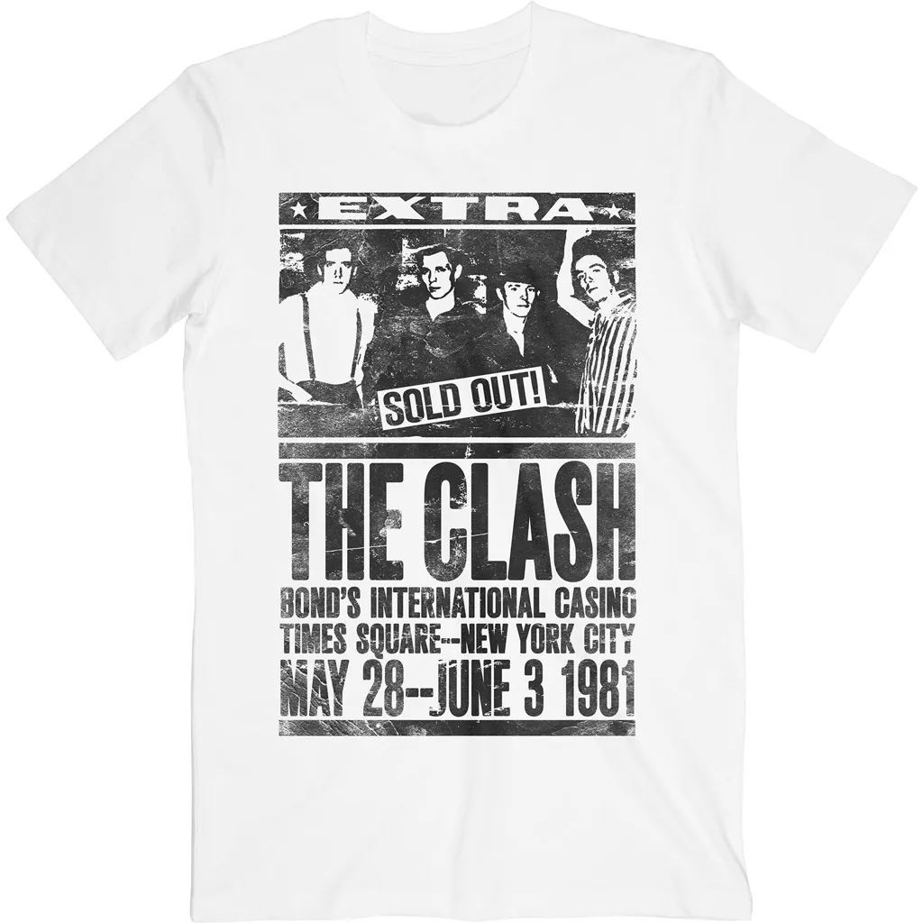 Album artwork for Unisex T-Shirt Bond's 1981 by The Clash