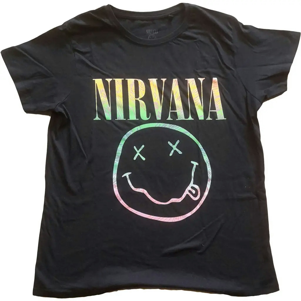 Album artwork for Nirvana Ladies T-Shirt: Sorbet Ray Happy Face Sorbet Ray Happy Face Short Sleeves by Nirvana