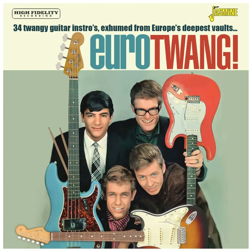 Album artwork for Eurotwang! 34 Twangy Guitar Instro's, Exhumed From Europe's Deepest Vaults by Various