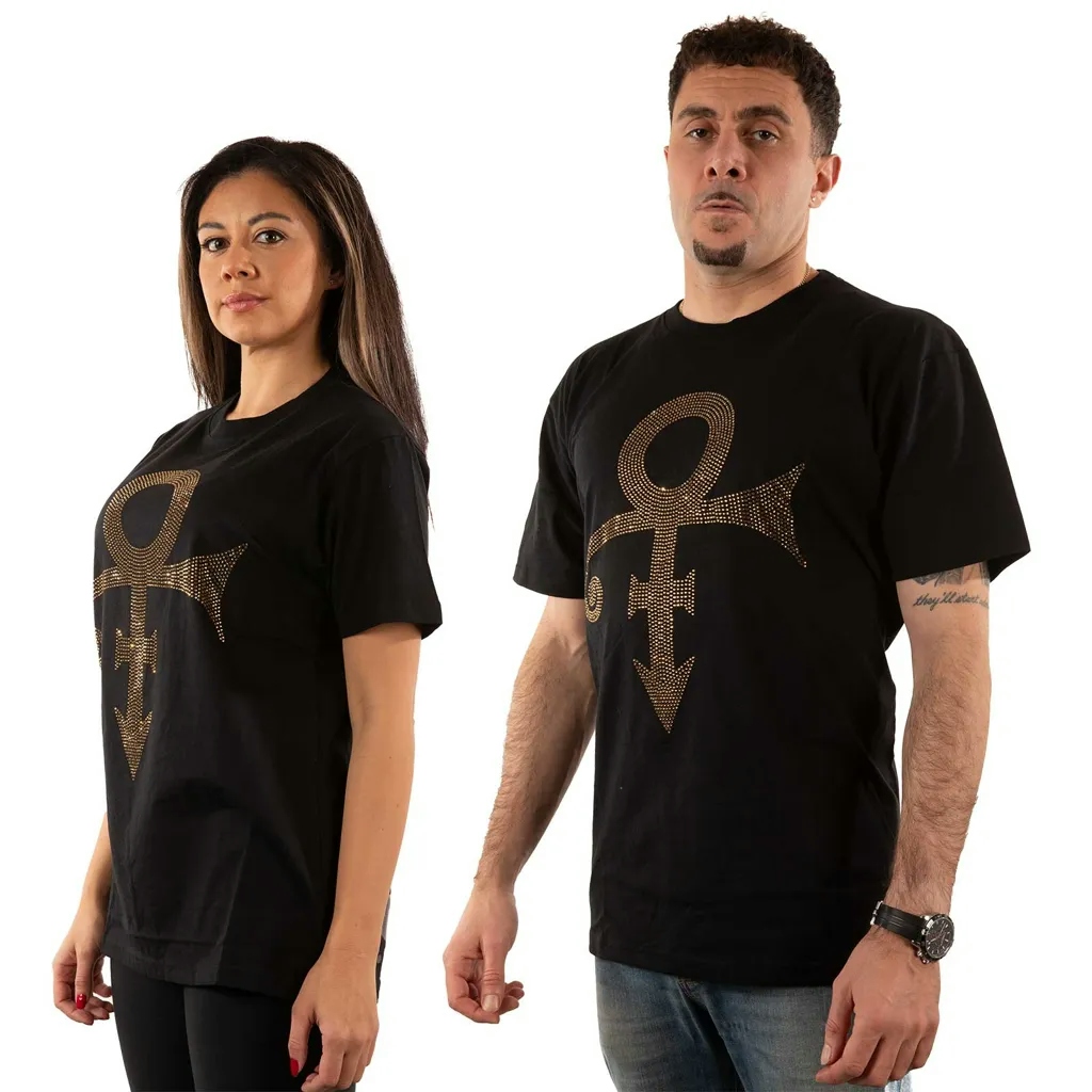 Album artwork for Unisex Embellished T-Shirt Gold Symbol Diamante, Embellished, Crystals, Rhinestones by Prince