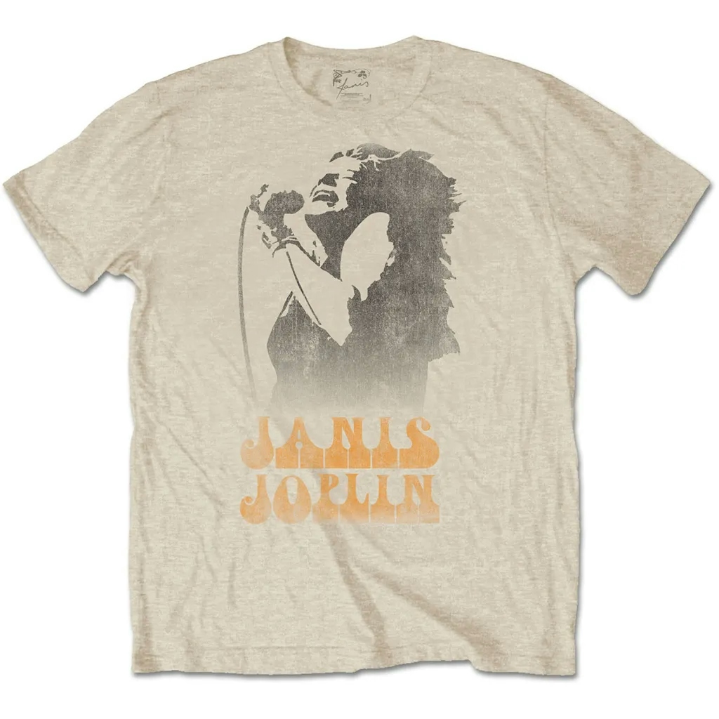 Album artwork for Unisex T-Shirt Working The Mic by Janis Joplin