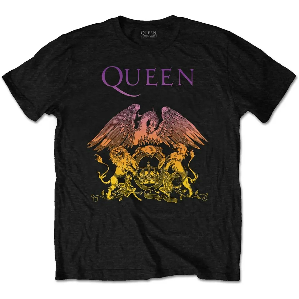 Album artwork for Unisex T-Shirt Gradient Crest by Queen