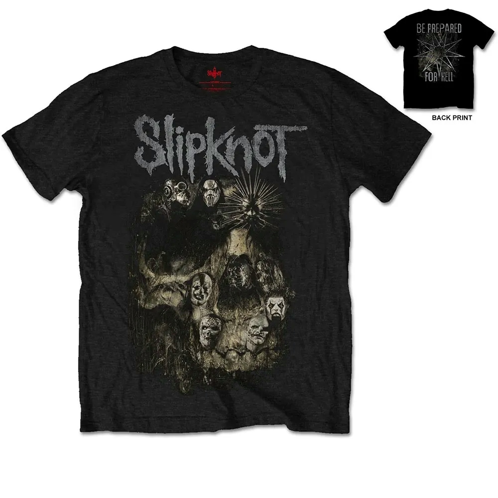 Album artwork for Unisex T-Shirt Skull Group Back Print by Slipknot
