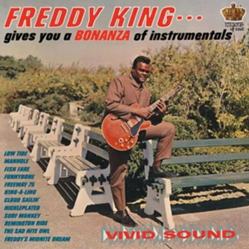 Album artwork for Freddy King Gives You a Bonanza of Instrumentals by Freddy King