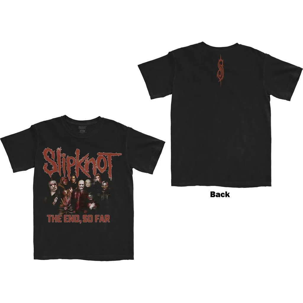 Album artwork for Unisex T-Shirt The End, So Far Group Photo Back Print by Slipknot
