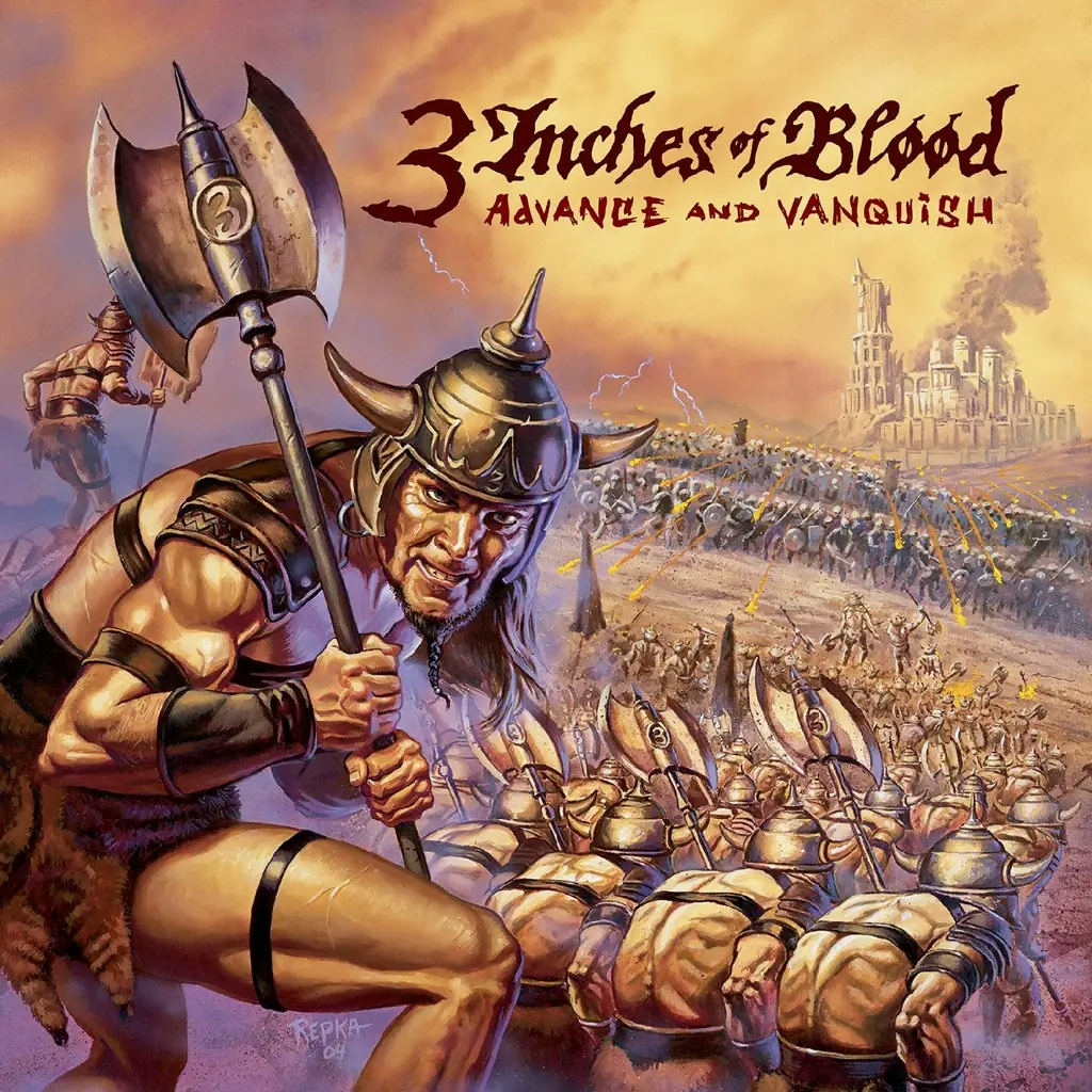 Album artwork for Advance and Vanquish (Remastered, 20th Anniversary) by 3 Inches Of Blood
