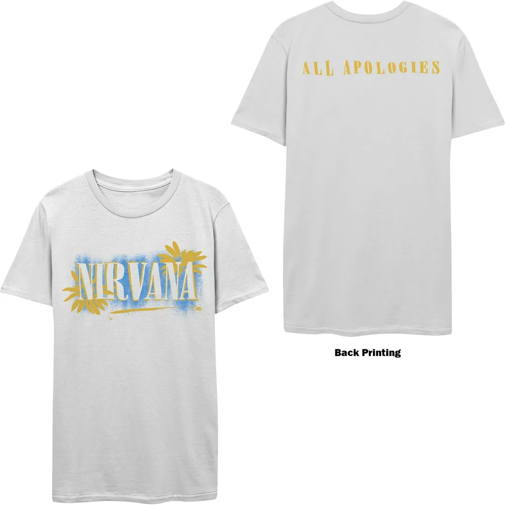 Album artwork for Unisex T-Shirt All Apologies Back Print by Nirvana