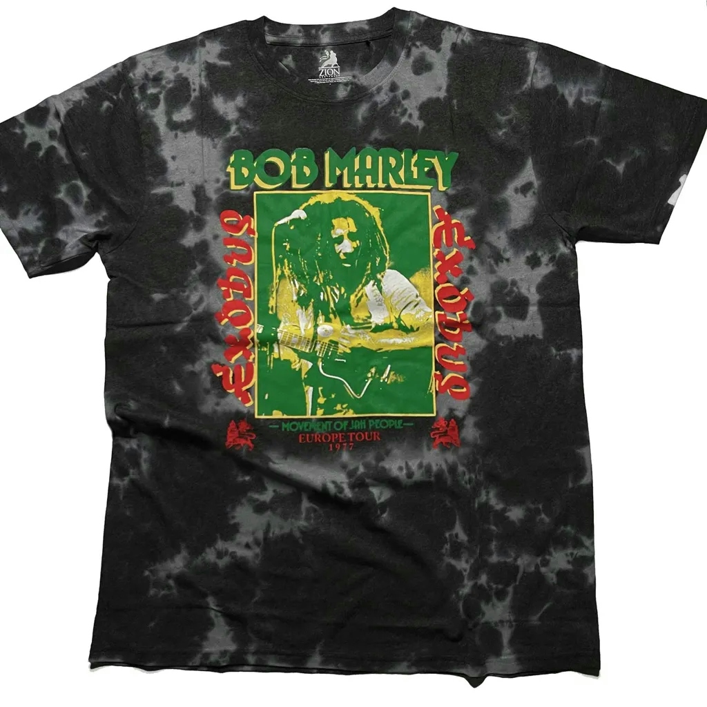Album artwork for Unisex T-Shirt Exodus Tie-Dye Dye Wash by Bob Marley