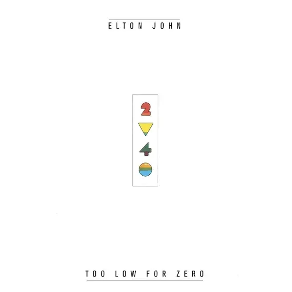 Album artwork for Too Low For Zero by Elton John