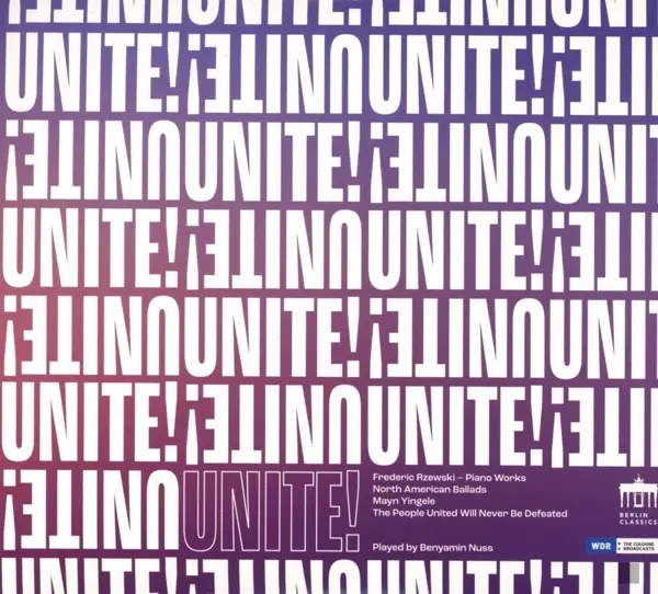 Album artwork for Rzewski:Unite! by Benyamin Nuss