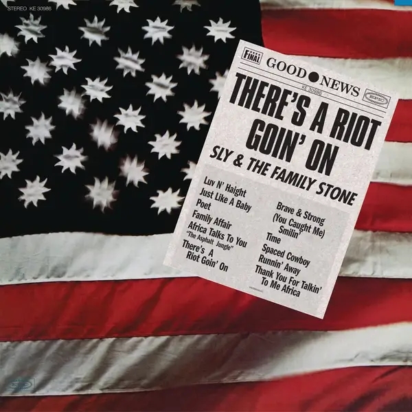 Album artwork for There's A Riot Goin' On by Sly And The Family Stone
