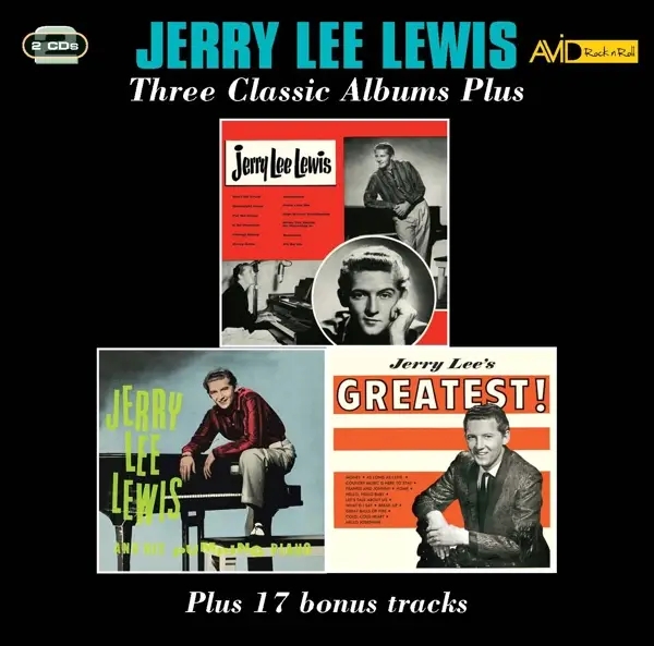 Album artwork for Three Classic Albums Plus by Jerry Lee Lewis