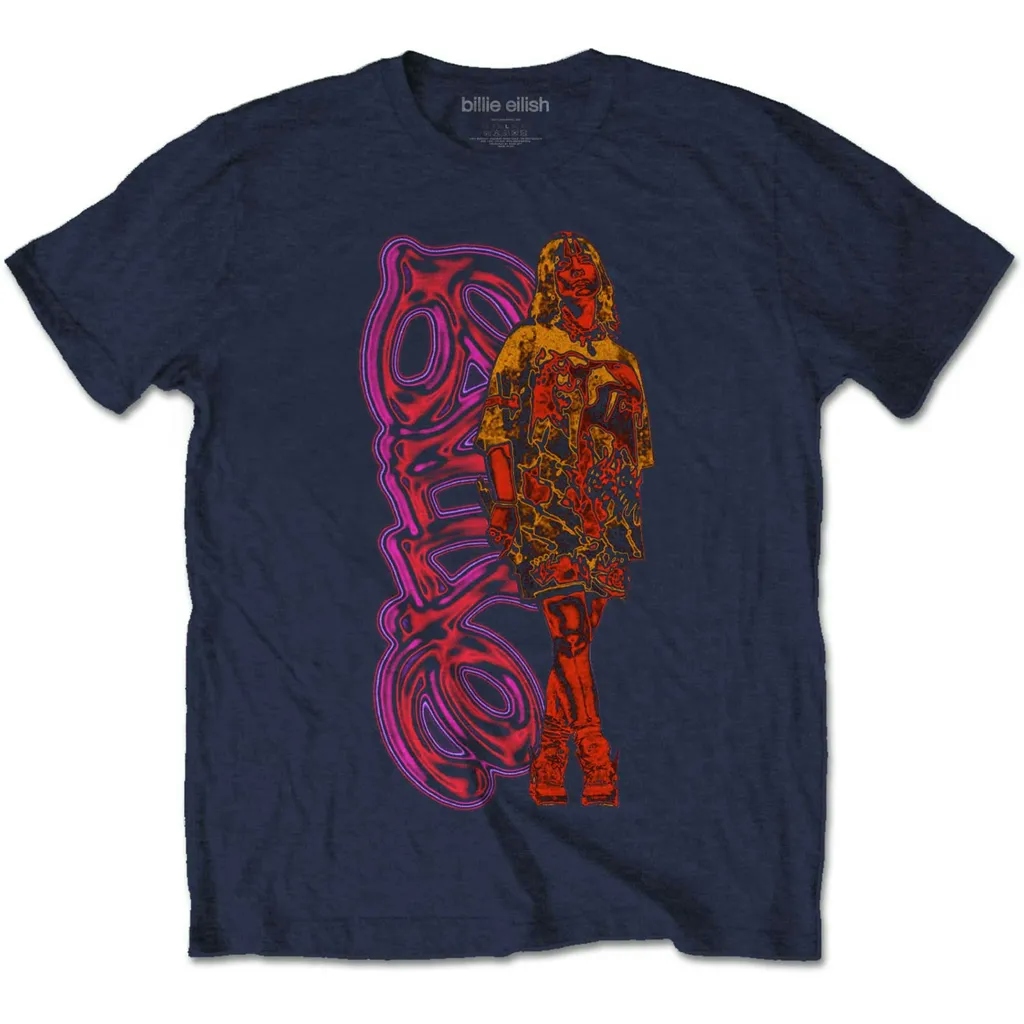 Album artwork for Unisex T-Shirt Neon Logo & Billie by Billie Eilish