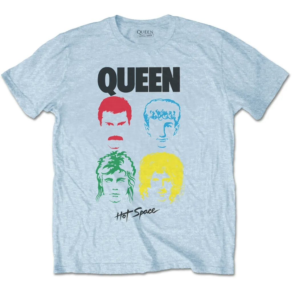 Album artwork for Unisex T-Shirt Hot Space Album by Queen