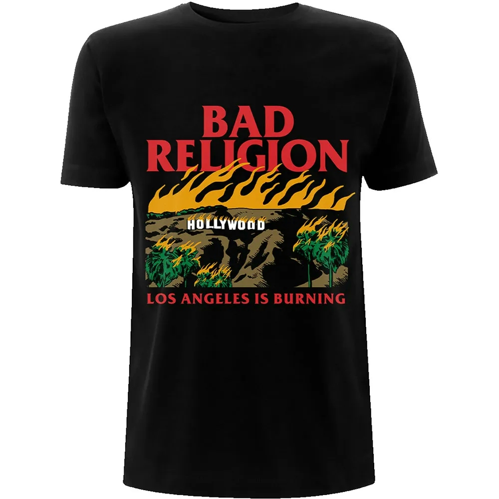 Album artwork for Unisex T-Shirt Burning Black by Bad Religion