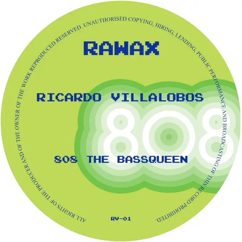 Album artwork for 808 The Bassqueen by Ricardo Villalobos