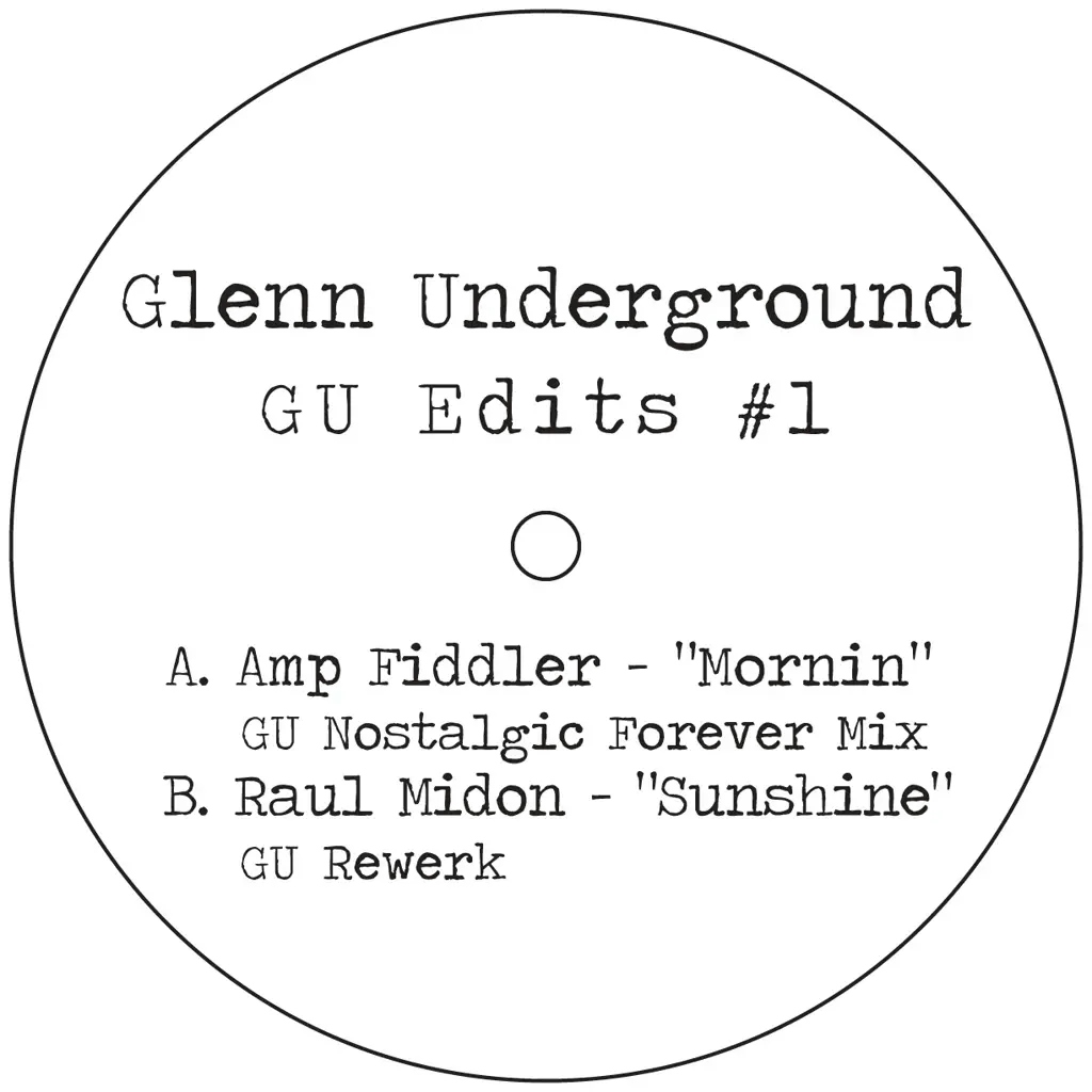 Album artwork for GU Edits 1 and 2 by Glenn Underground