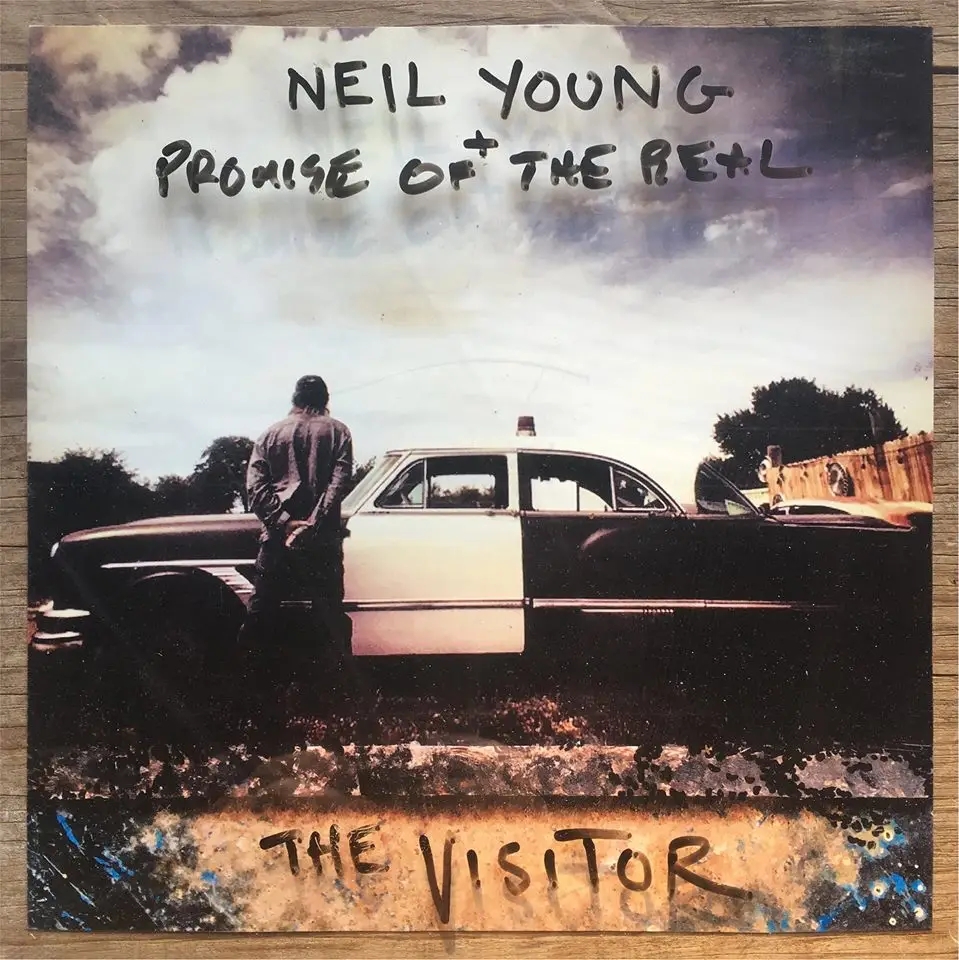 Album artwork for The Visitor by Neil Young and Promise of the Real
