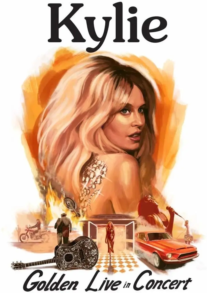 Album artwork for Kylie - Golden - Live in Concert by Kylie Minogue