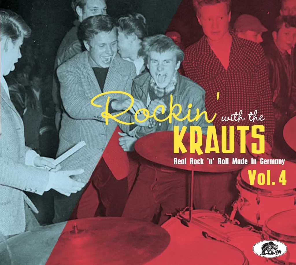 Album artwork for Rockin' With The Krauts - Real Rock'n'Roll Made In Germany Vol 4 by Various