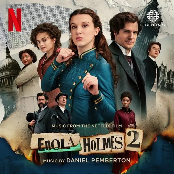 Album artwork for Enola Holmes 2 by Daniel Pemberton