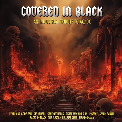 Album artwork for Covered In Black - An Industrial Tribute To AC/ DC  by Various Artists