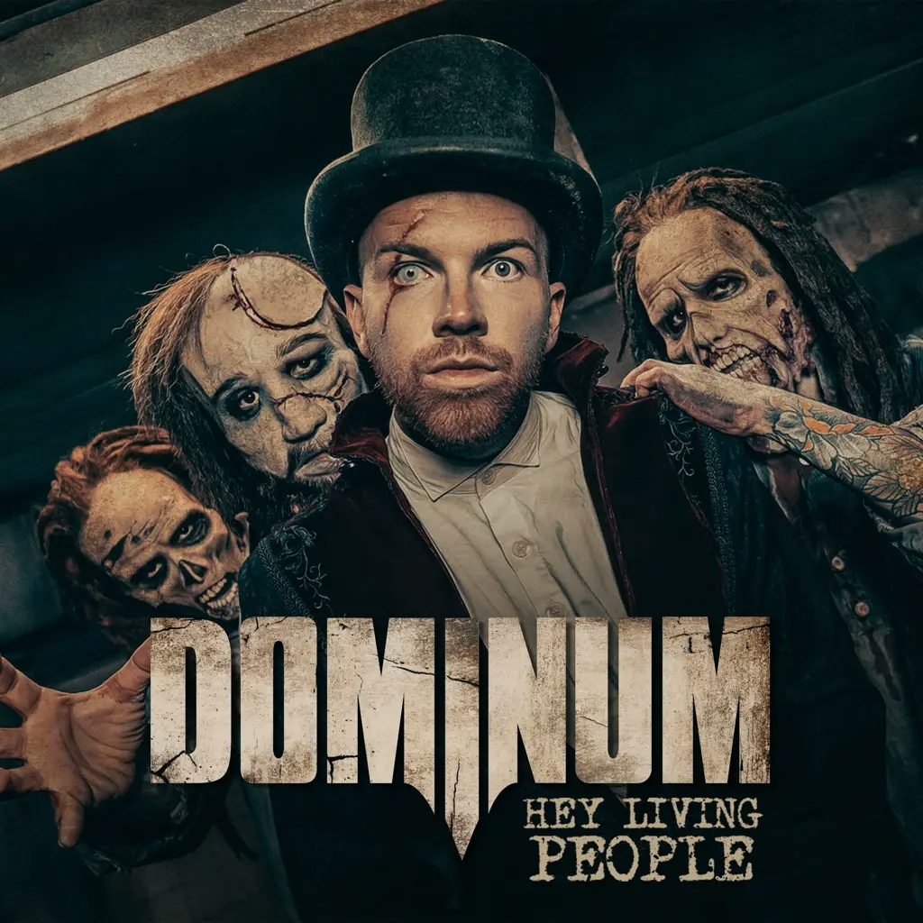Album artwork for Hey Living People by Dominum