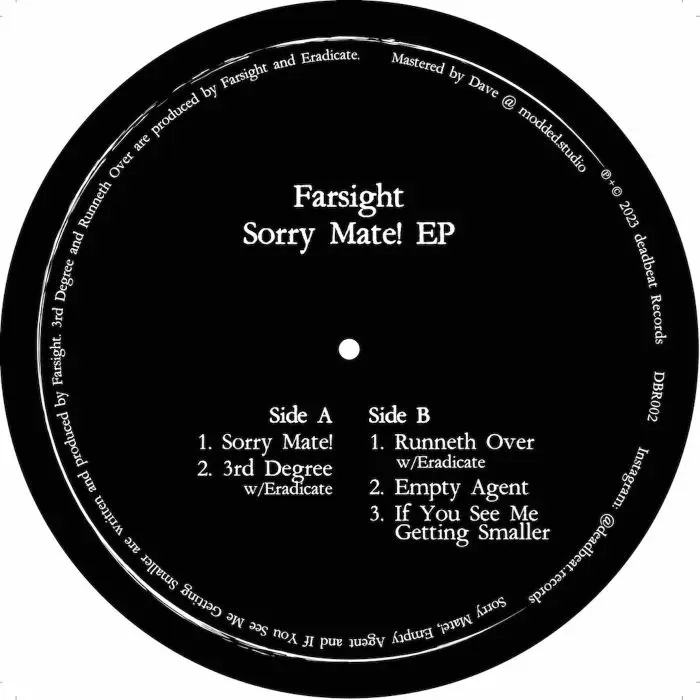 Album artwork for Sorry Mate! EP by Farsight