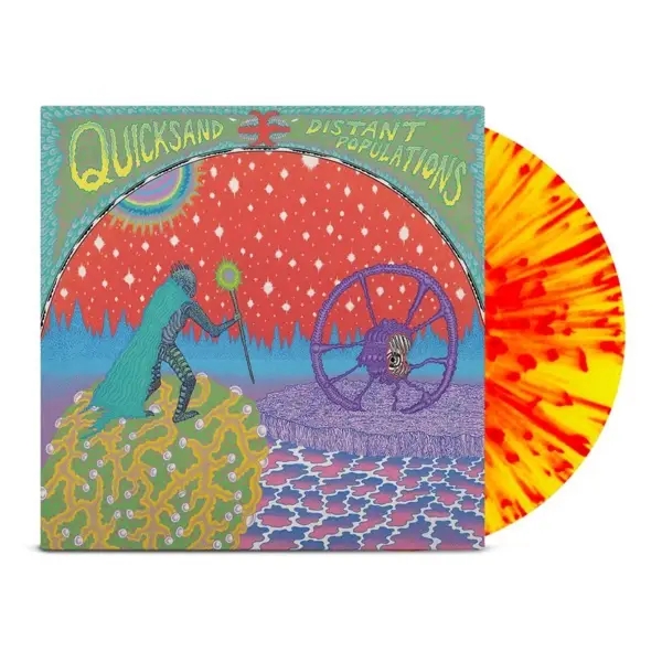 Album artwork for Distant Populations-Red & Yellow Splatter Vinyl by Quicksand