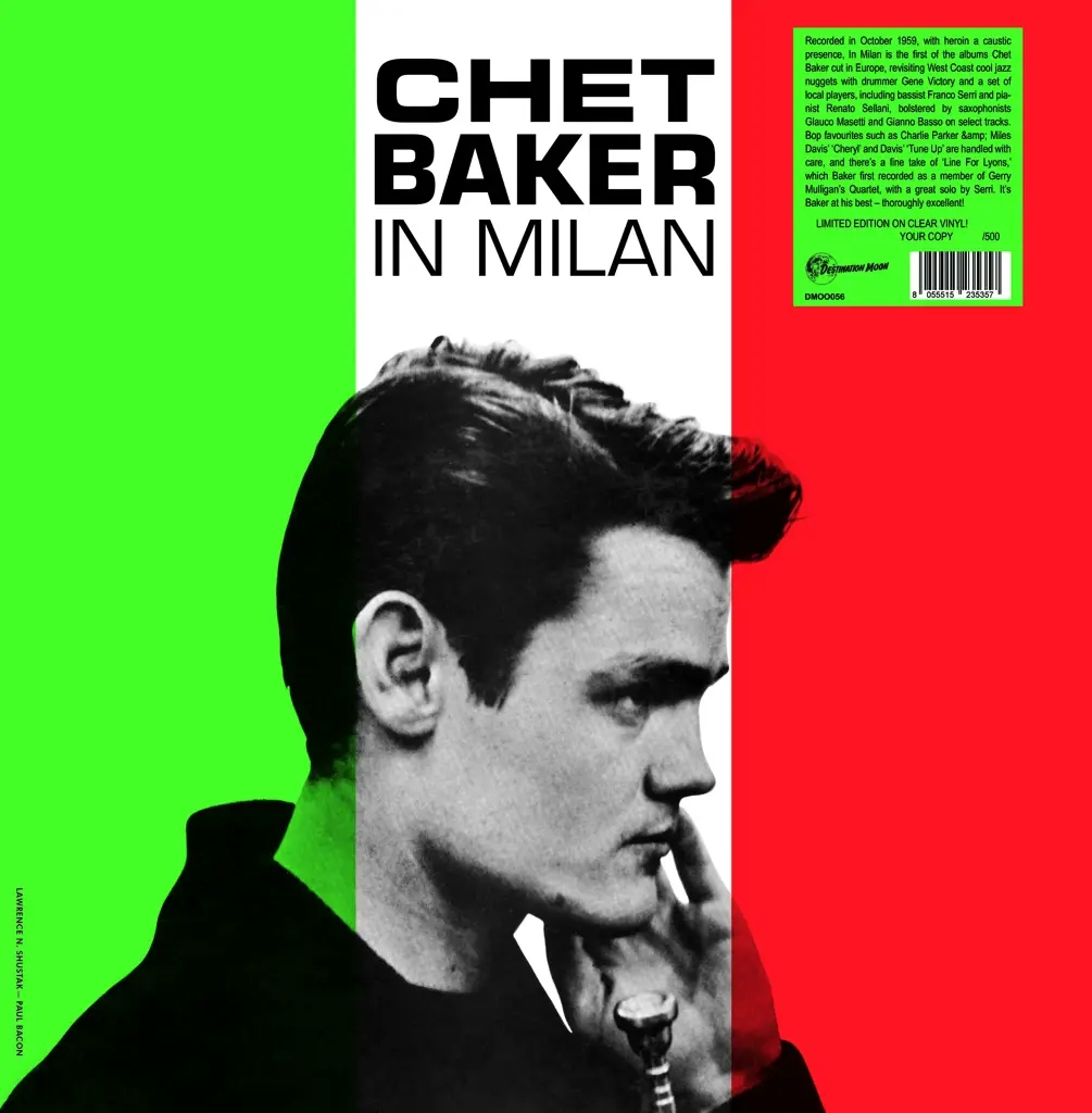 Album artwork for In Milan by Chet Baker