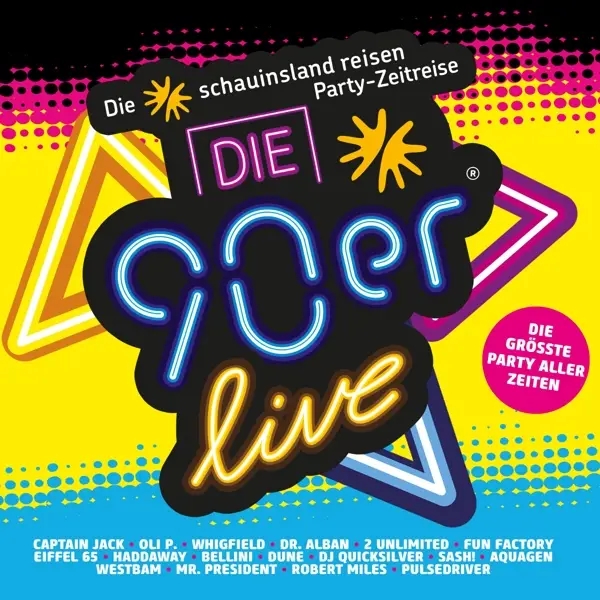 Album artwork for Die 90er Live by Various