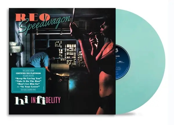 Album artwork for Hi Infidelity/sea glass coloured vinyl by REO Speedwagon