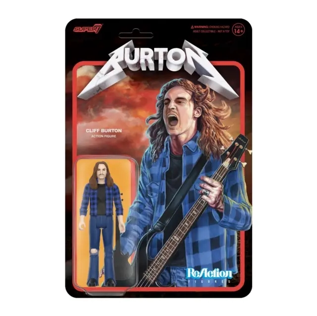 Album artwork for Cliff Burton Reaction Figures - Cliff Burton (Flannel Shirt) by Metallica