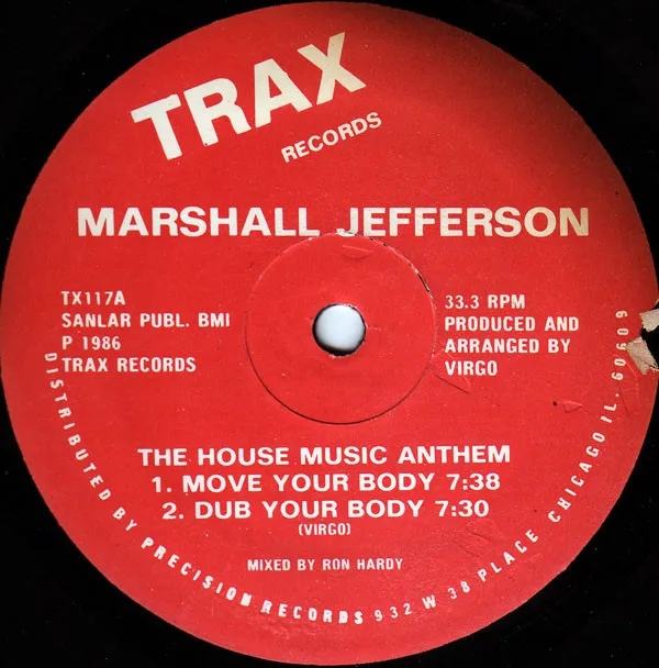 Album artwork for The House Music Anthem by Marshall Jefferson